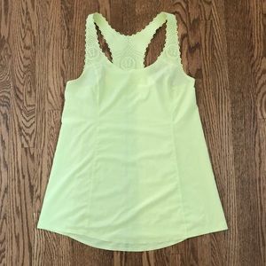 Lululemon Yellow Running Singlet